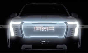 El nuevo GMC Sierra 100% eléctrico se vislumbra en este adelanto oficial
