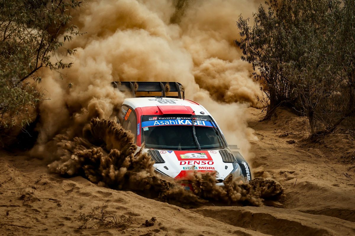 Kalle Rovanperä holds the pulse of Elfyn Evans at the Safari Rally Kalle Rovanperä holds the pulse of Elfyn Evans at the Safari Rally