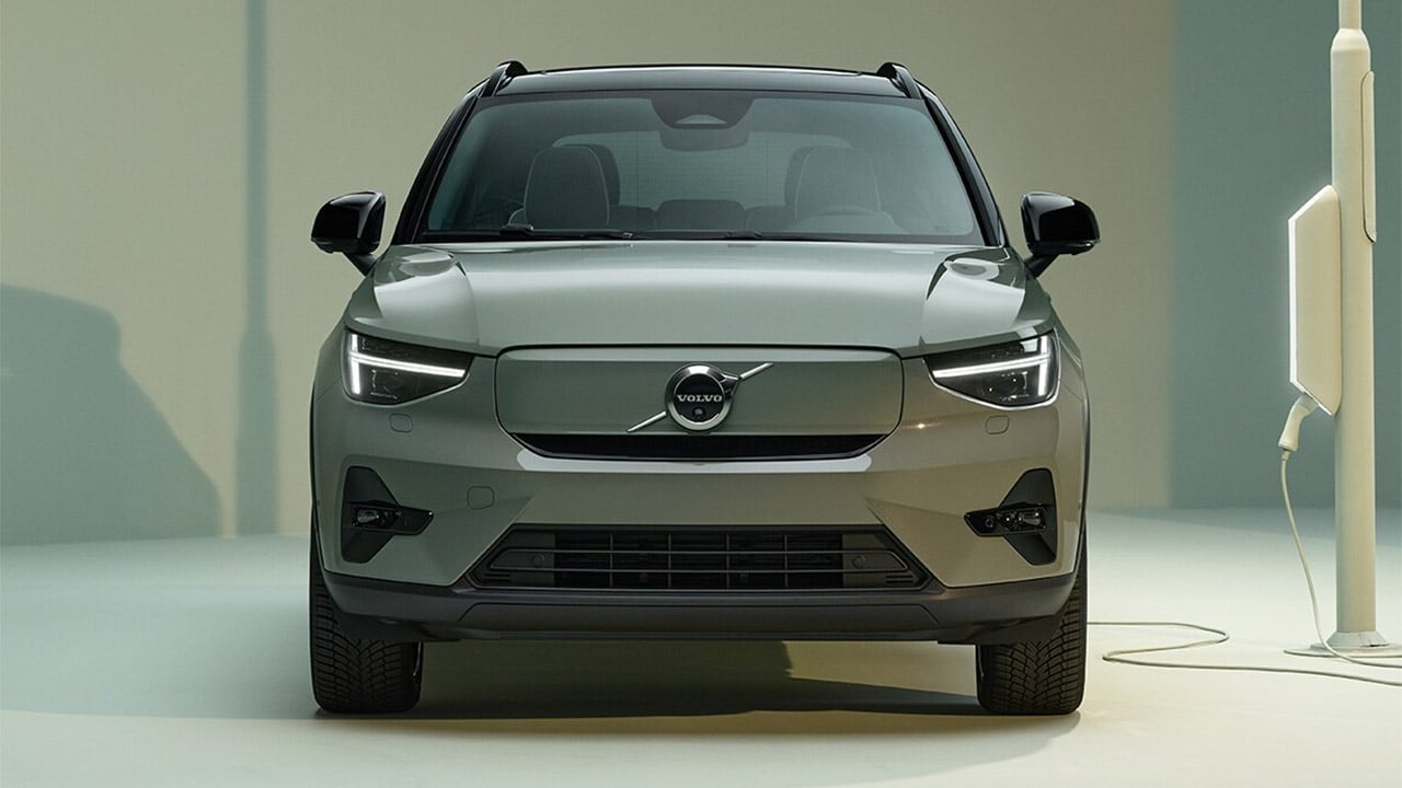 Elegantes Volvo Xc40 Recharge Bilder