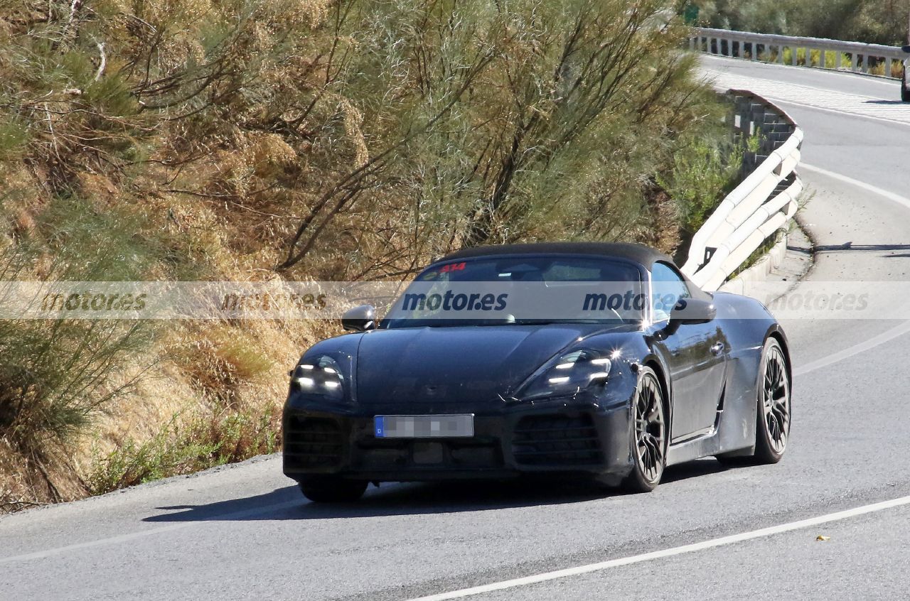 El nuevo Porsche Boxster Eléctrico empieza a descubrir su imagen, sus ...