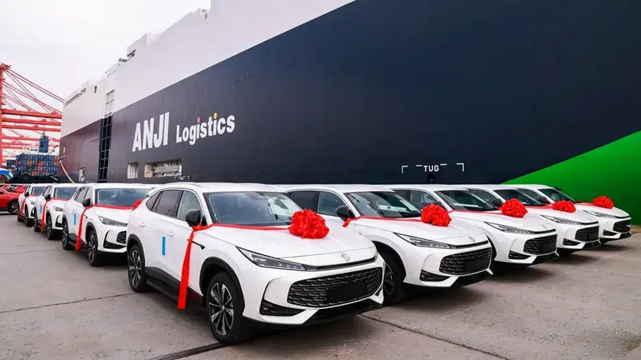 De los coches eléctricos a los barcos portavehículos, MG derrota a BYD con el "Anji Ansheng"