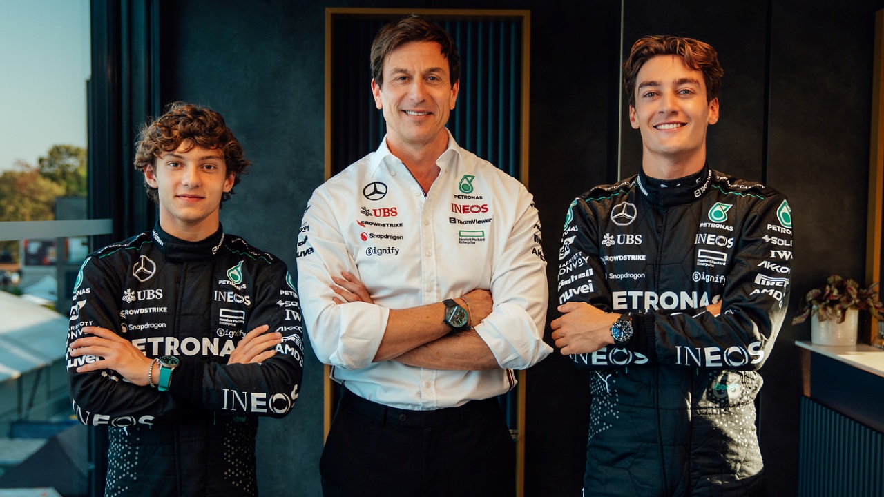 Mercedes confirma su pareja de pilotos para la Fórmula 1 de 2026