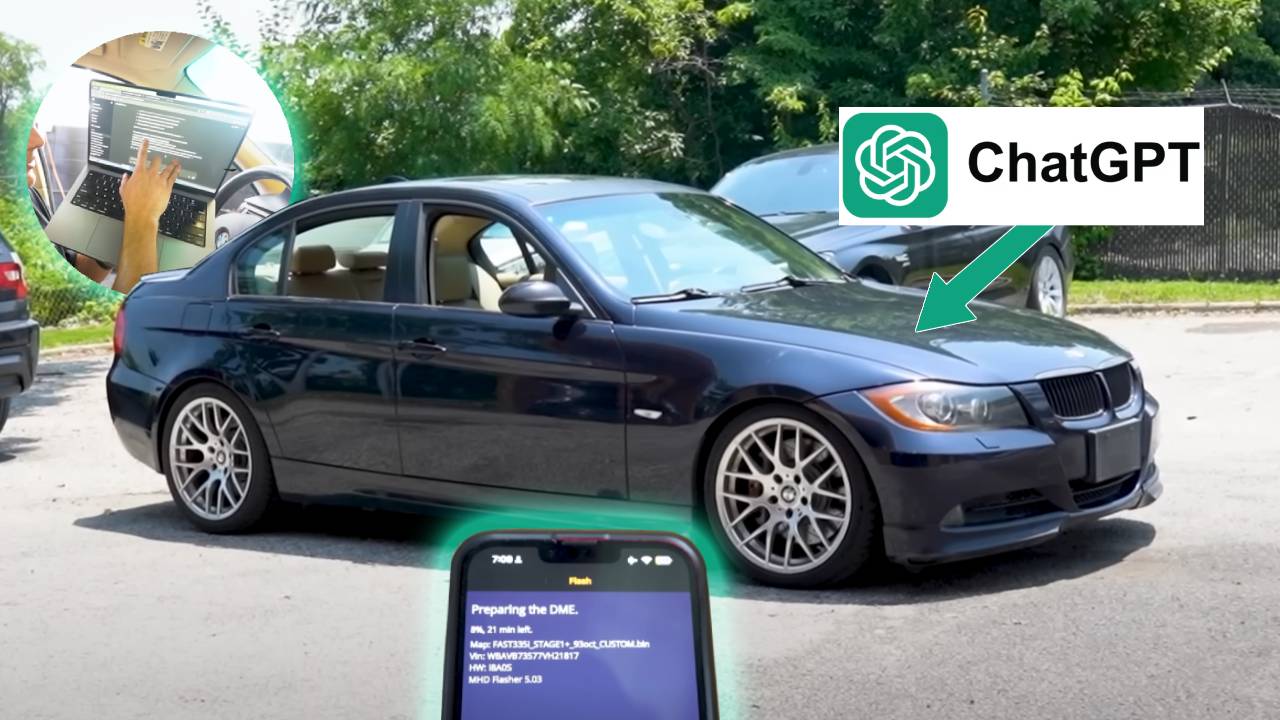 Da rottame a razzo, ecco come ha riprogrammato la sua BMW 335i grazie a ChatGPT