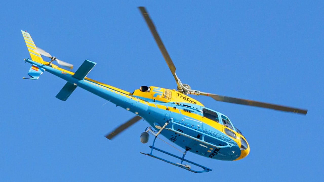 Los helicópteros Pegasus de la DGT, parados en tierra sin funcionar (y sin multar)