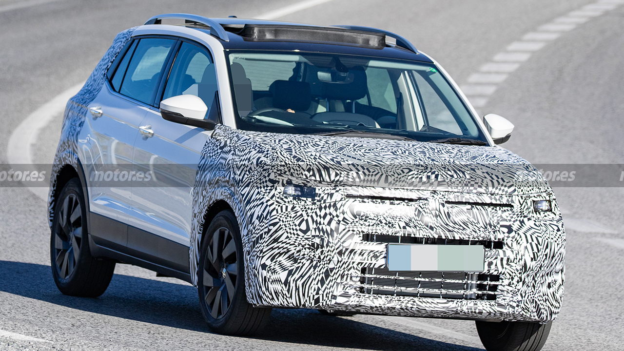 La radical renovación del Volkswagen T-Cross que llega en 2026 se descubre en estas fotos espía