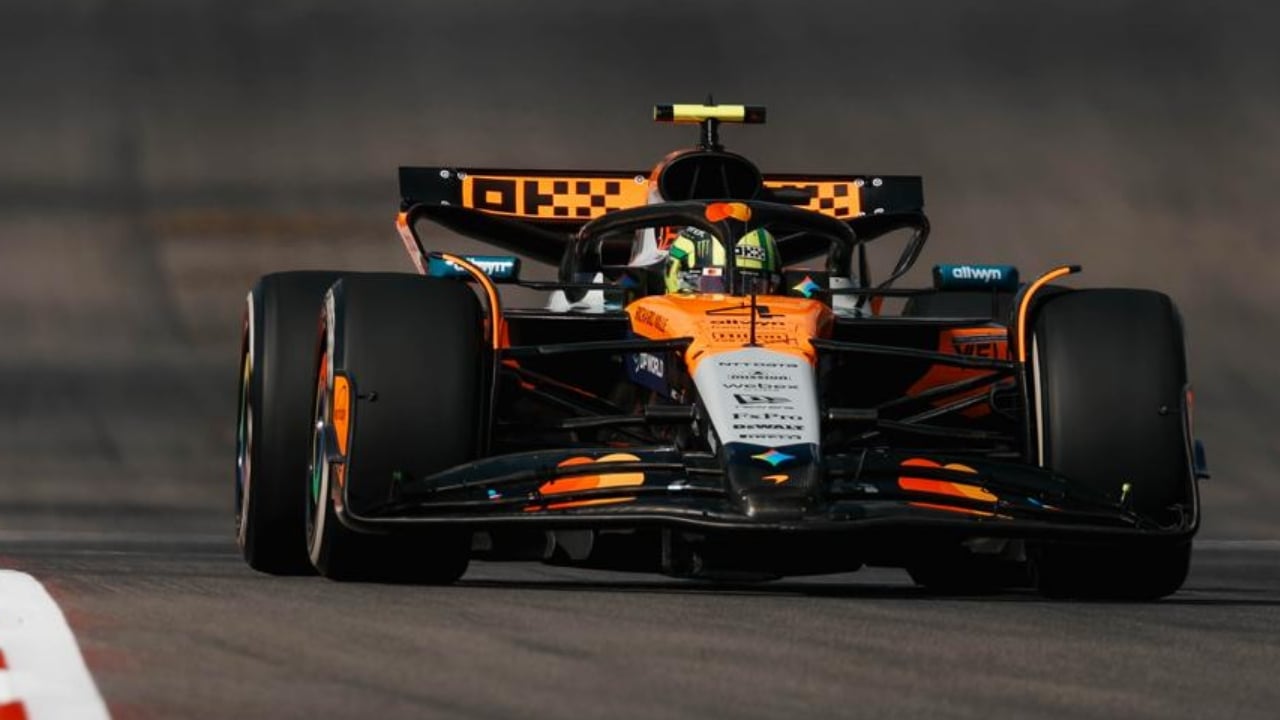 Lando Norris toma el mando de McLaren en los libres, con Fernando Alonso cuarto