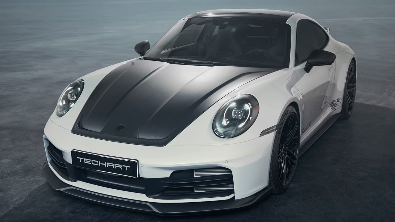 TECHART desata al Porsche 911 Carrera T, radical como nunca