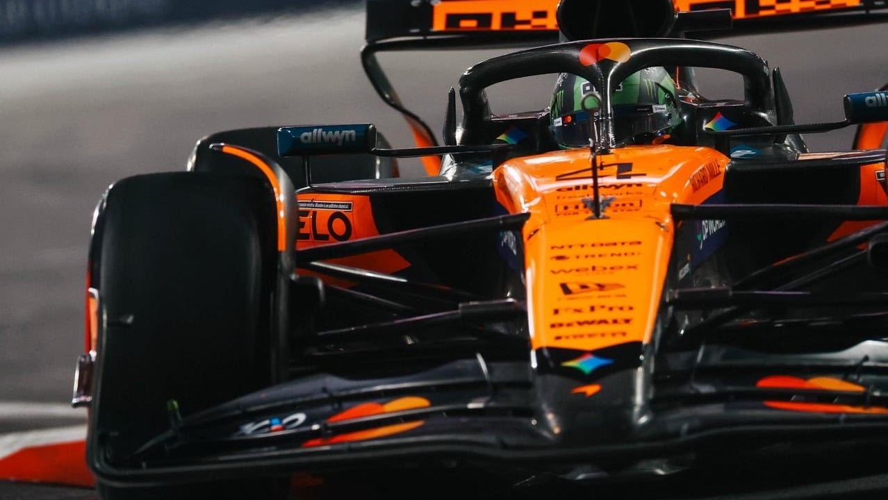 Las alcantarillas ganan a los neumáticos blandos, pero no a Lando Norris