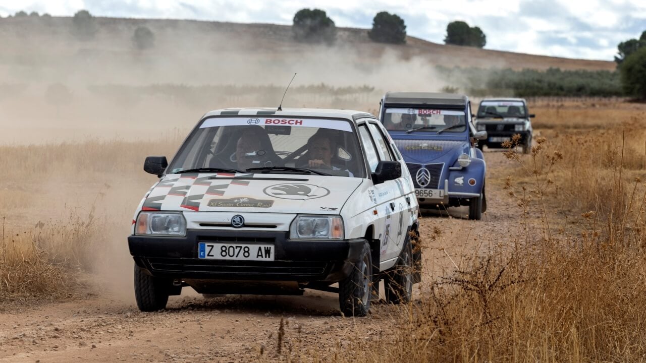 Participamos en el Spain Classic Raid con un Skoda Favorit de 1994