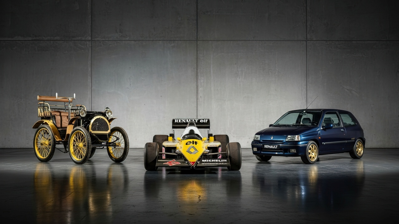Clio Williams, Alpine A610, varios Fórmula 1 y hasta su primer coche de 1898, Renault prepara una subasta histórica con más de 100 coches