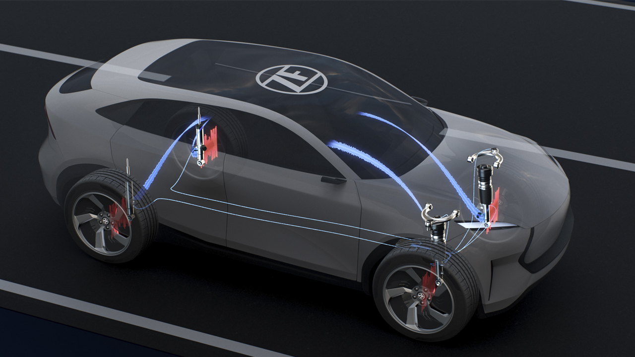 ZF presenta la tecnología que puede hacer desaparecer los ruidos del interior de los coches