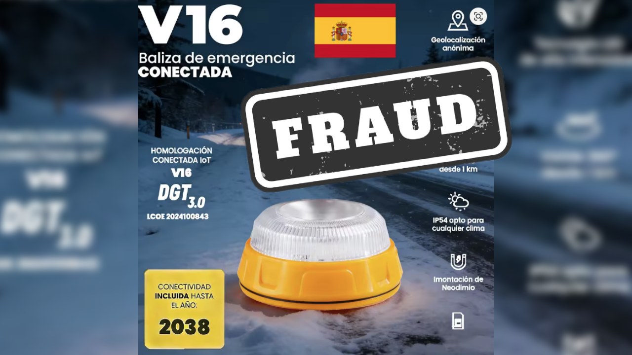 Una popular web china sigue vendiendo balizas V16 sin homologar y miles de conductores ya han caído
