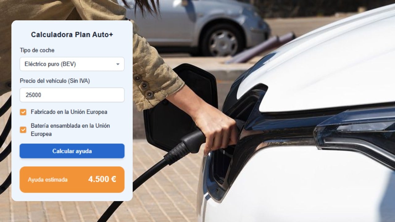 Ayudas del Plan Auto+ para eléctricos: todo lo importante y una calculadora para saber cuál es tu subvención