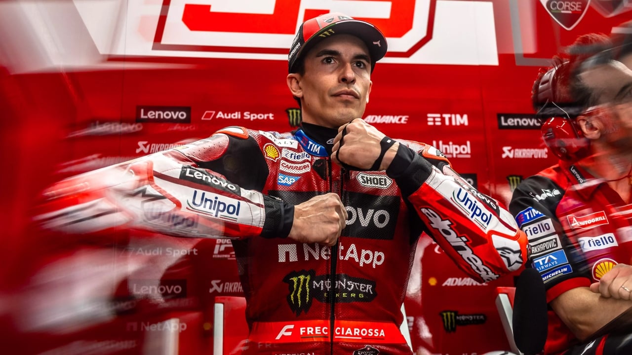Ducati cifra la ganancia de Aprilia en hasta un segundo y lamenta el estado de forma de Márquez: “No está del todo bien”