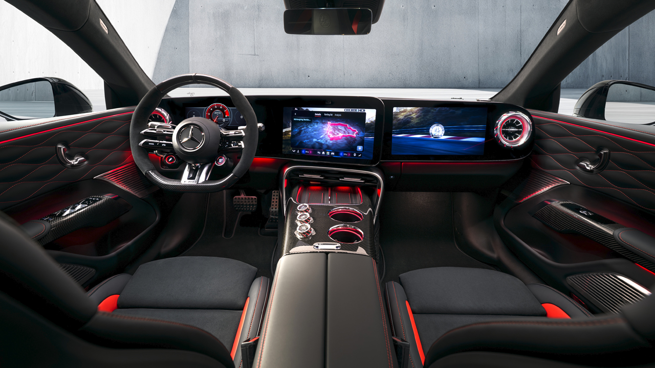 Mercedes y AMG muestran el interior de sus nuevos eléctricos… y hay un detalle de locura