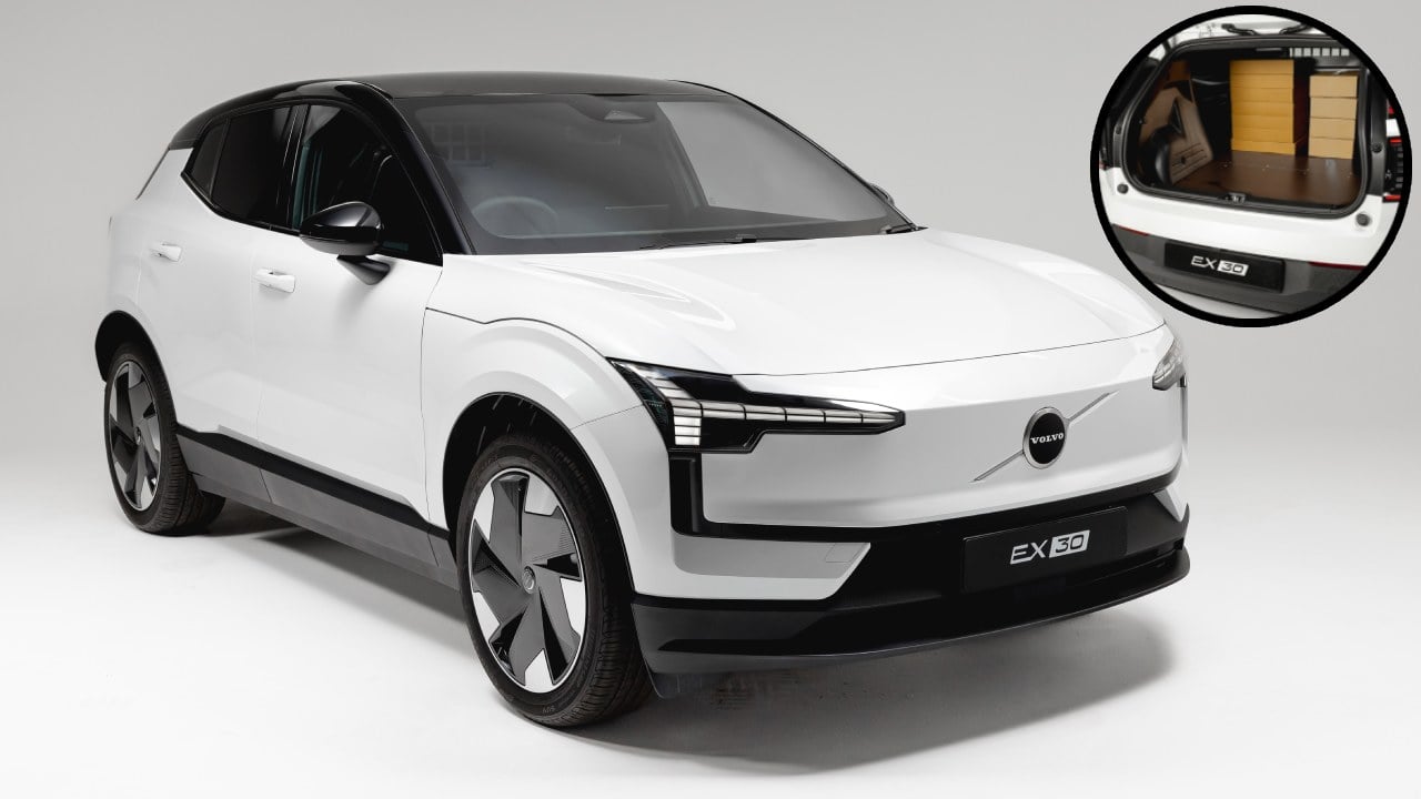 Volvo lanza un EX30 Cargo eléctrico que desearán los profesionales, con hasta 1.000 litros de maletero