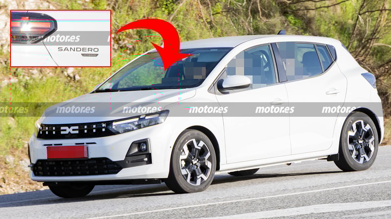 ¡Sorpresa! Dacia Sandero híbrido, primeras fotos espía del rival que va directo a por el MG3