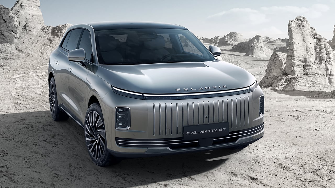 Exlantix, la marca hermana de Jaecoo y Omoda, entra en territorio Mercedes con el SUV ET
