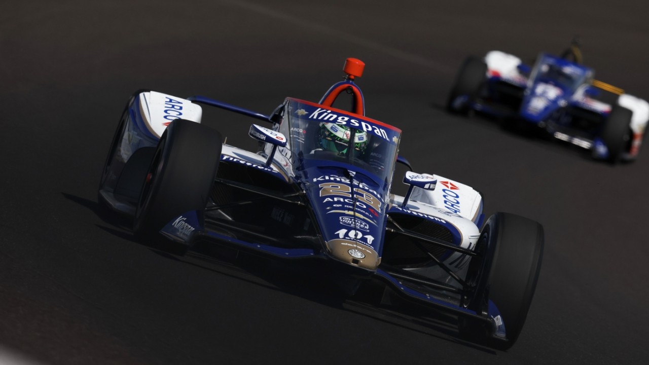 Conor Daly 'frena' a Álex Palou en un velocísimo segundo día