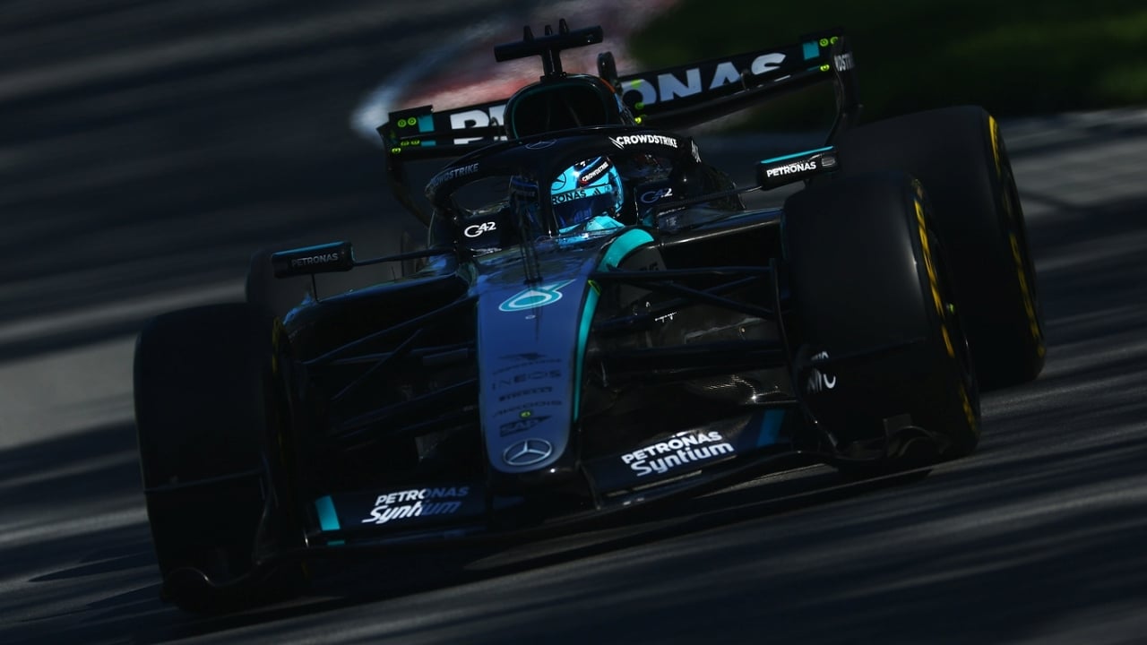 Russell ganó la carrera sprint en Canadá tras una polémica maniobra con Antonelli que dio de que hablar; amargo abandono de Alonso