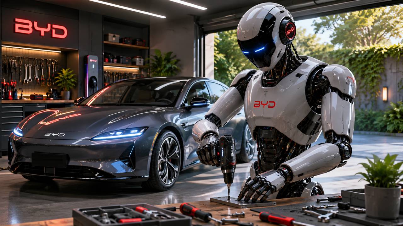 BYD ya superó a Tesla en eléctricos y ahora apunta al negocio estrella de Elon Musk: los robots humanoides