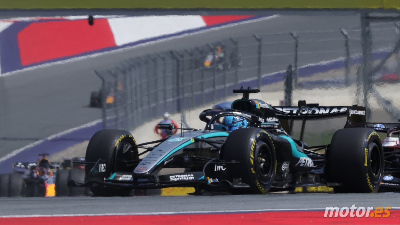 Russell da un golpe al campeonato en casa de Red Bull ante un épico Verstappen y una Ferrari desvanecida