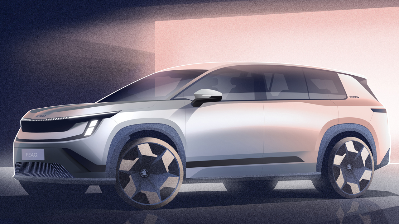 El nuevo Skoda Peaq se deja ver antes de su debut, más grande que el Kodiaq y con hasta 620 km de autonomía