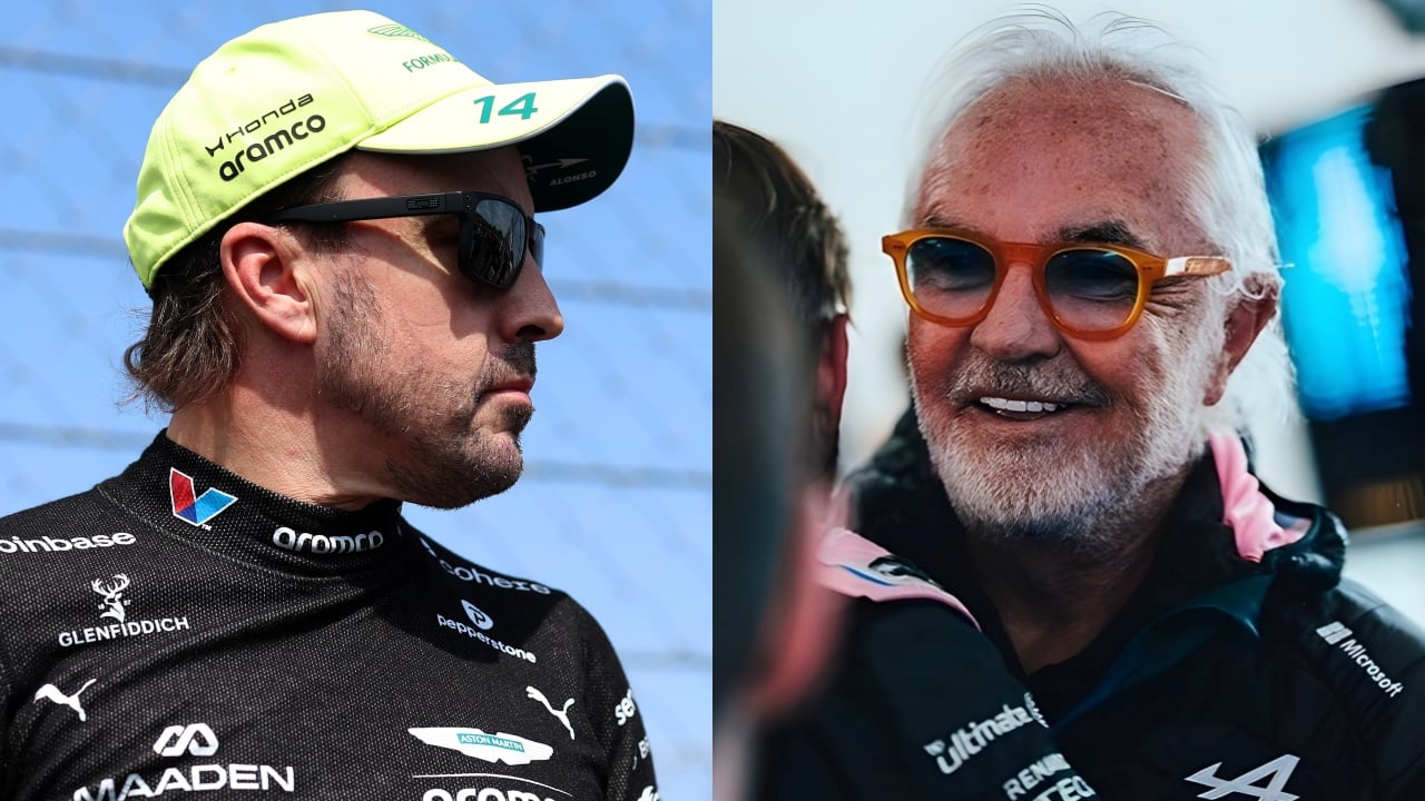 Briatore deja el futuro de Alonso en el aire: «Seguirá siendo piloto de Aston Martin hasta el final de la temporada»