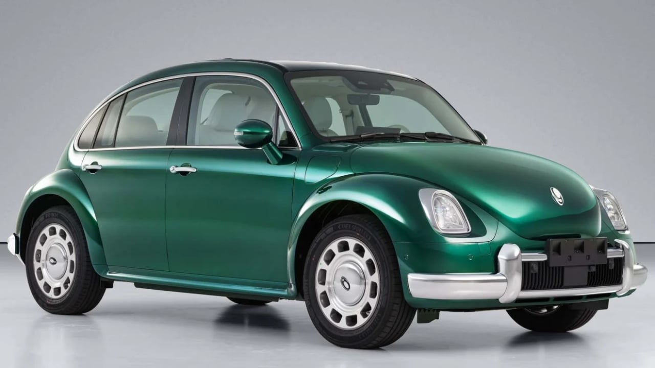 Esta marca china hizo un clon del Volkswagen Beetle pensado para mujeres, incluso un modo especial para 'esos días'