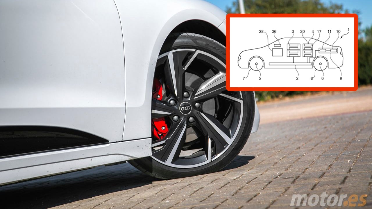 Audi patenta un EREV quattro con dos motores... y uno de ellos hace de todo