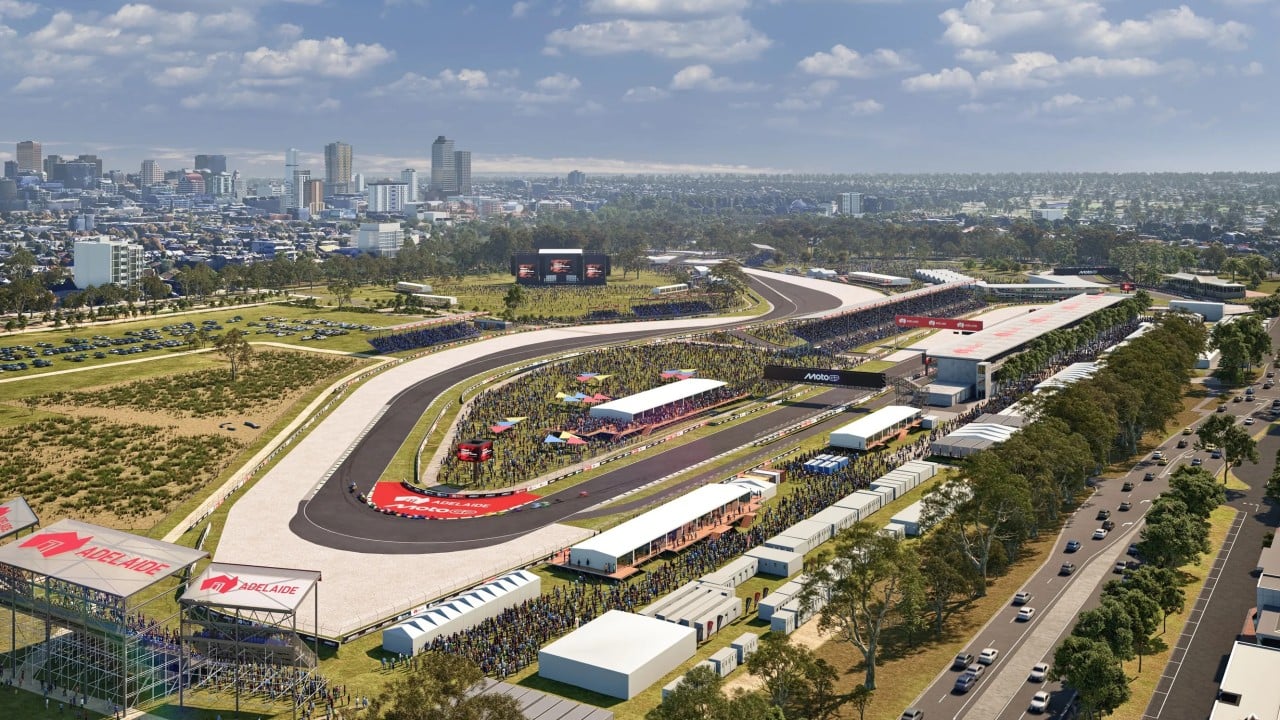Il nuovo circuito di Adelaide per la MotoGP, con 15 curve e 4,13 km, apre nel 2027