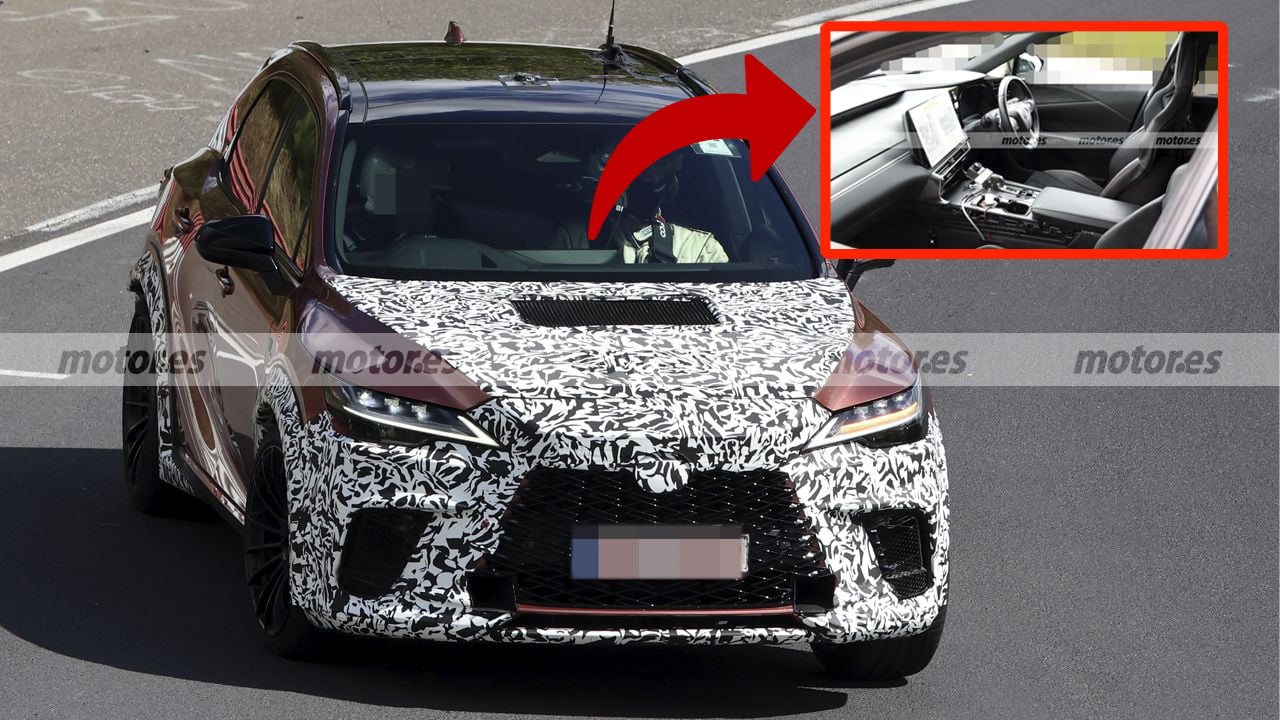 El Lexus RX Morizo RR ya se prueba en Nürburgring, estas fotos espía destapan un interior a la altura de un SUV de 600 CV