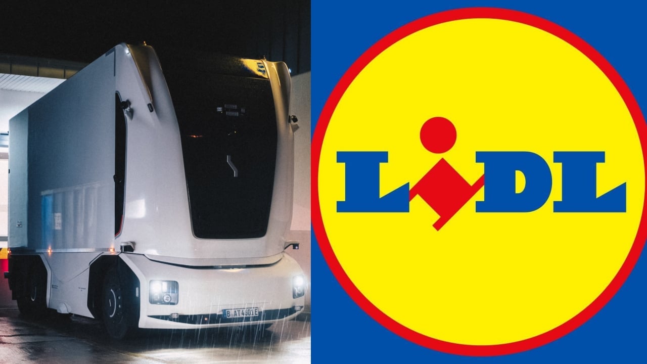 El camión nuevo de Lidl no lleva a nadie dentro, y Alemania acaba de autorizarlo por primera vez en su historia