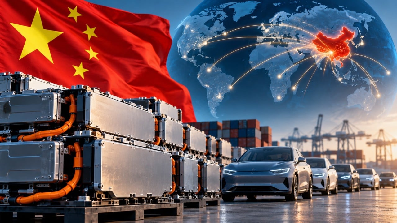 China ya controla el 73,3% del mercado mundial de baterías para coches electrificados