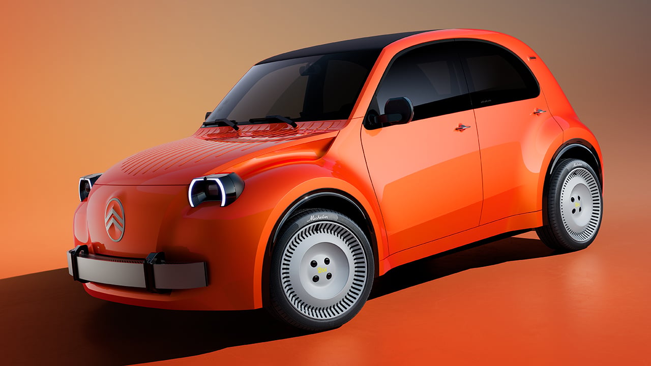 Citroën presenta el 2 CV Concept, prototipo eléctrico que anticipa el regreso del clásico