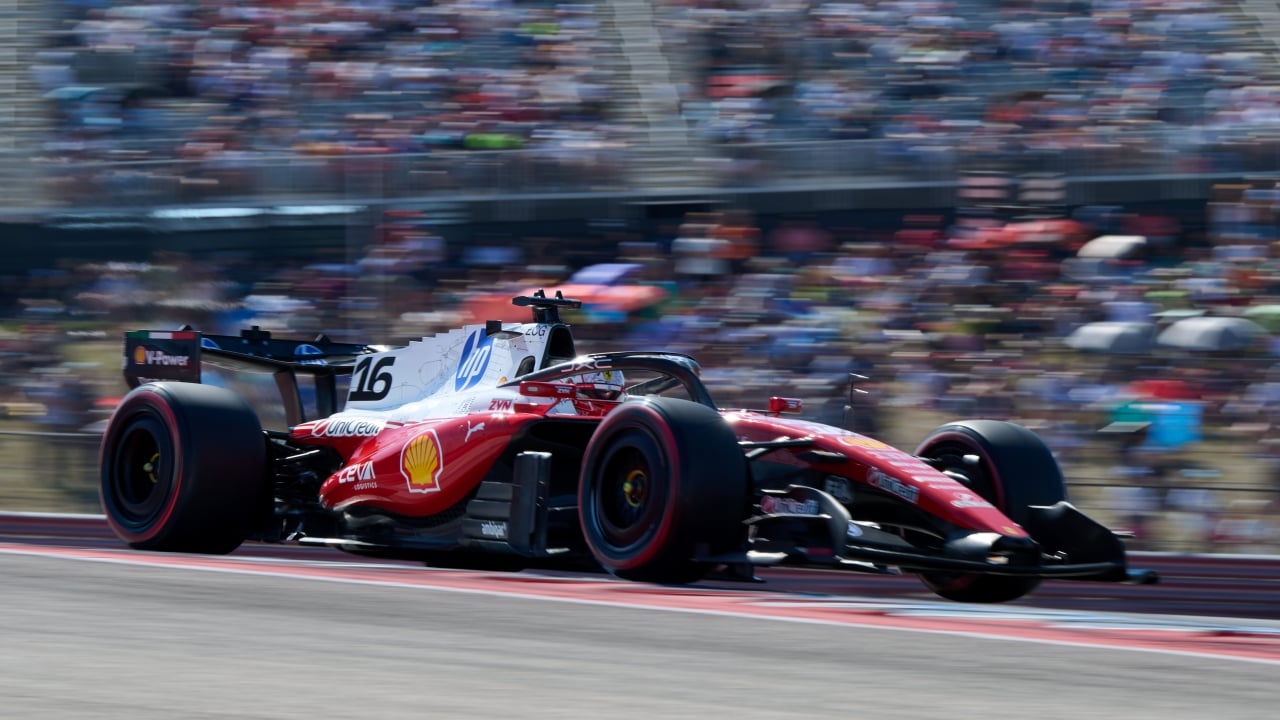 Leclerc termina el viernes como el más rápido en Austin y Williams afronta una dura realidad con su FW48
