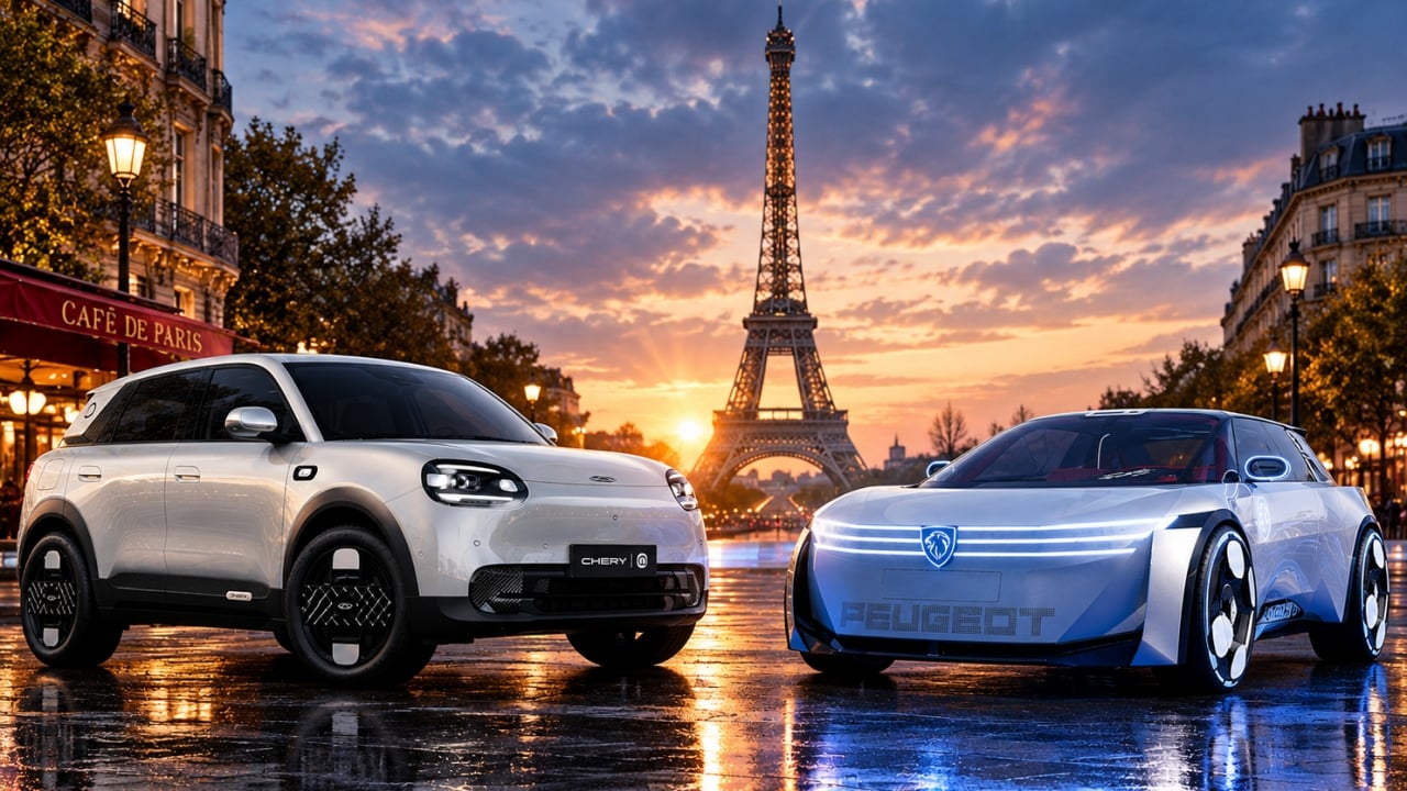 Marcas chinas se reúnen en el Salón del Automóvil de París con récord de 20 expositores