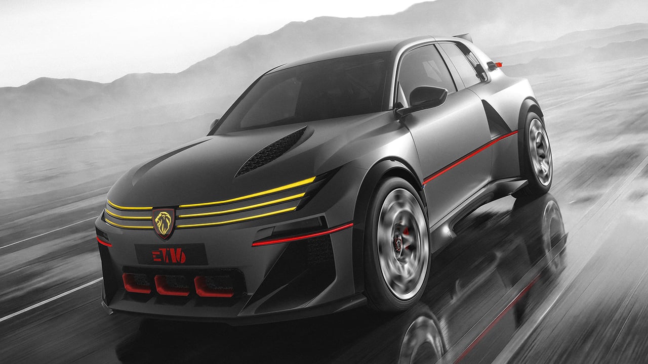 Peugeot presenta il concept E-T16: omaggio al 205 T16 e anteprima del futuro E-208